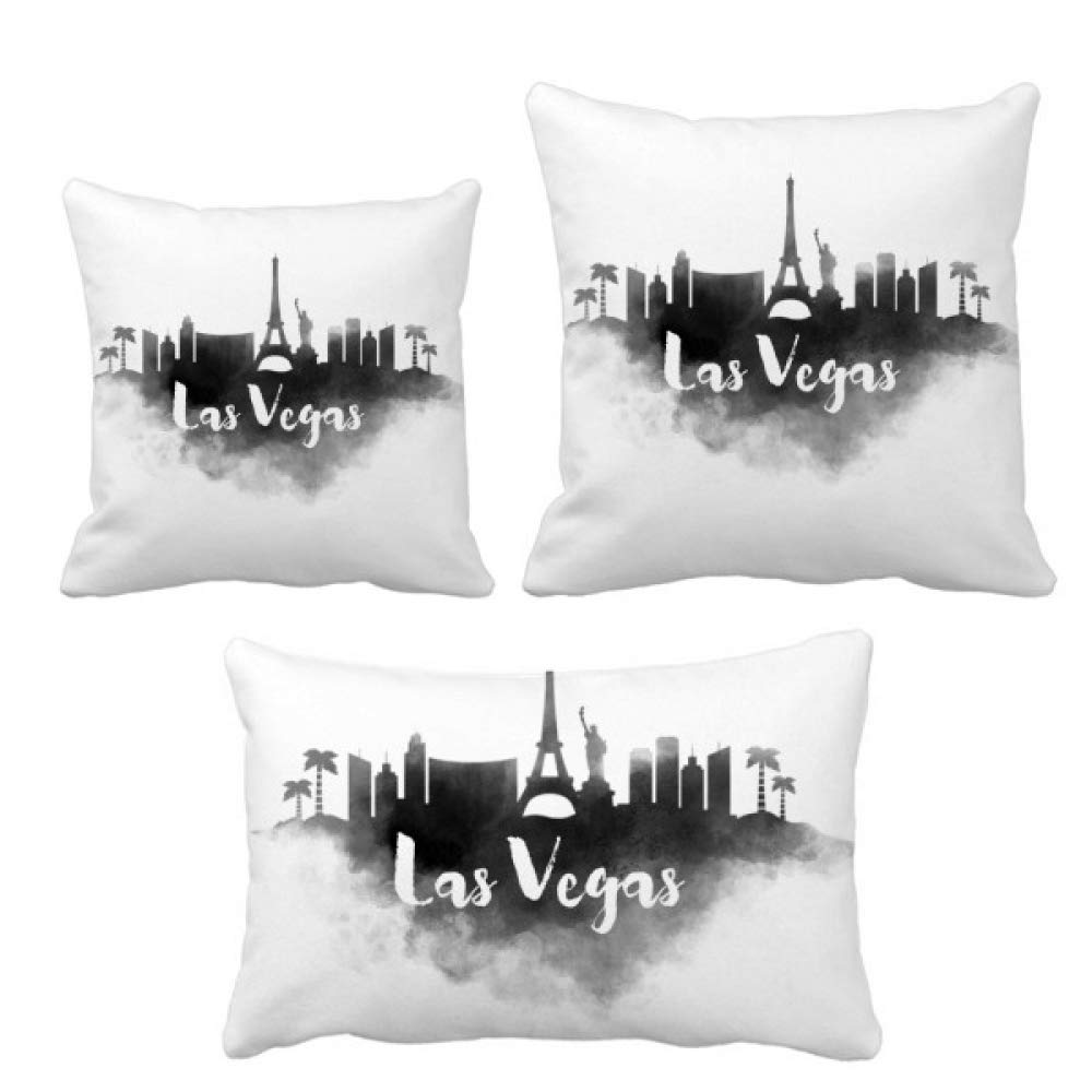 Coussin Las Vegas style peinture pour décoration de canapé salon