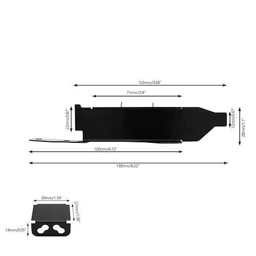 Miniatura 5 de Biaungdo Soporte de ranura PCI de 3 ranuras para ventiladores de 3.1 in3.5 in, soporte de radiador de computadora, soporte de montaje para tarjetas