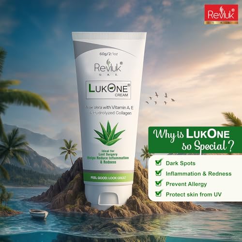 Image of Skin Care Combo - Lukone Aloe Vera Cream 60g and Neem Tulsi Tea Tree Face Wash 100ml, Natural Herbal Care for All Skin Types