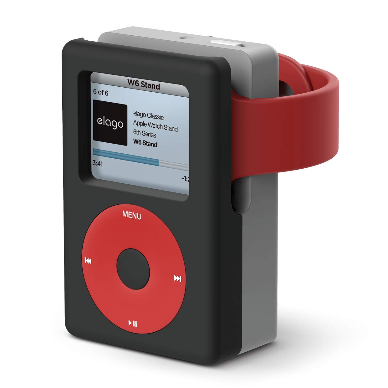 elago W6 Apple Watch Stand Compatible with iWatch Series 10/9/8/7/6/5/4/3/2/1/SE (46mm, 45mm, 44mm, 42mm, 41mm, 40mm, 38mm)
