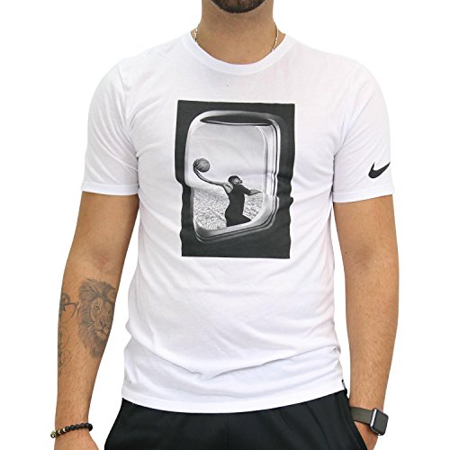 T-Shirt Basketball Nike Dry KD Homme Blanc pour le Terrain