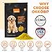 OKKÖBI Organic Pumpkin for Dogs & Cats (8.82 oz) - Pumpkin Powder Including Seed & Apple - Supports Stool & Gut Health - Use on Food as Dog Fiber Supplement or Mix with Water for Puree