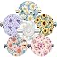 Yellow Floral, 10 Pc