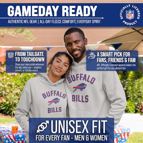 Image of Team Fan Apparel NFL Gameday Hoodie Pullover Sweatshirt for Men and Women | Officially licensed NFL Gameday fleece pullover - kangaroo pocket, ribbed cuffs, drawstring hood, unisex fit