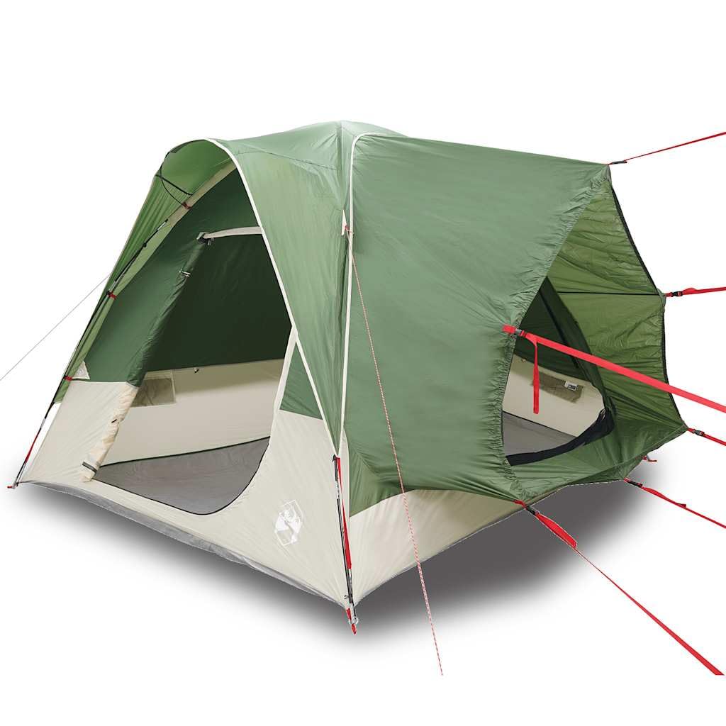 Tenda da Auto 4 Persone, Impermeabile e Antivento, con Connessione Elettrica, Verde Scuro, Ideale per Campeggio e Viaggi, 300 x 300 x 230 cm