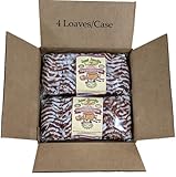 Gourmet Cinnamon Bread | All Natural, Sweet, Delicious, Moist, Unsliced, Freezer Friendly | Sweet Paradise Fine Foods (Cinnamon Raisin, 20 Ounce (Pack of 4))