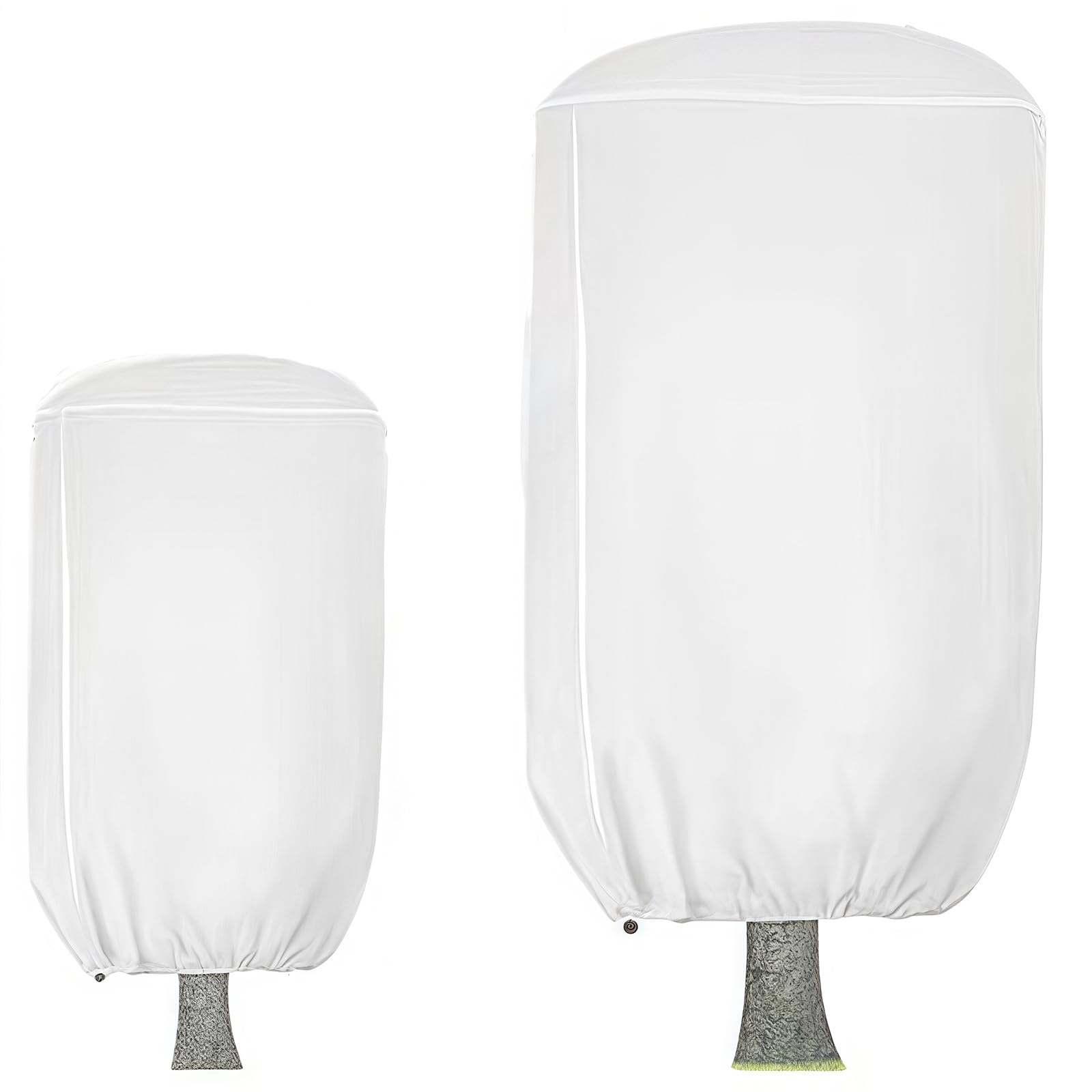 Cubiertas botánicas para protección de plantas de invierno, reutilizables, con cremallera y cordón, ideal para árboles y arbustos