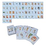 Serenity Fair Alice's Adventures in Wonderland Playing Cards Deck of 54 Unique Cards. (Blue)