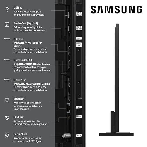 Image of Samsung 85-Inch Class Neo QLED 8K QN900F Series, Vision AI, Mini LED Smart TV (2025 Model, 85QN900F) Neo Quantum HDR 8K Pro, Object Tracking Sound + w /Dolby Atmos, Glare Free, Alexa Built-in