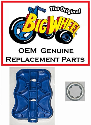 One BLUE PEDAL & WASHER for The Original Big Wheel Spin-Out Racer/ Mighty Wheels, Original Replacement Part
