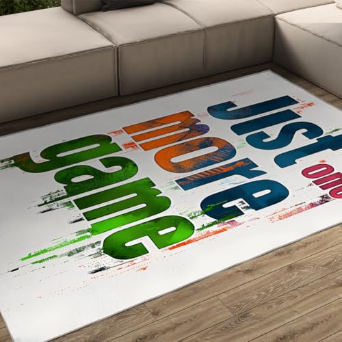 Tapis graffiti lavable 160x200cm antidérapant et résistant aux taches - 2