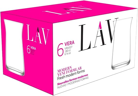 Lav Vera 6'lı Çay Bardağı