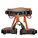 JTSYUXN Mehrzweck Klettergurte Befestigender Klettergut zum Bergsteigen,Feuerrettung, for Frauen,Männer und Kinder halber Körperklettergurt (Color : Orange)