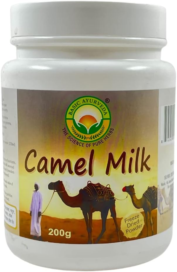 - Camel Milk Powder 200 Gram | 100% Pure And Natural | (Freeze Dried, Gluten Free, No Additives, No Preservatives) | Ethically Sourced Fresh Grounded Everyday Milk Powder