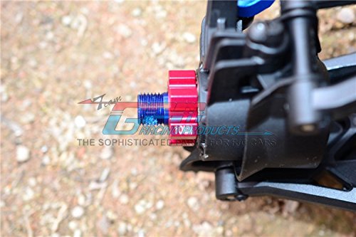 GPM for Traxxas X Maxx 4X4 Upgrade Parts Aluminum Wheel Hex (10mm Thickness) - 2Pcs Silver