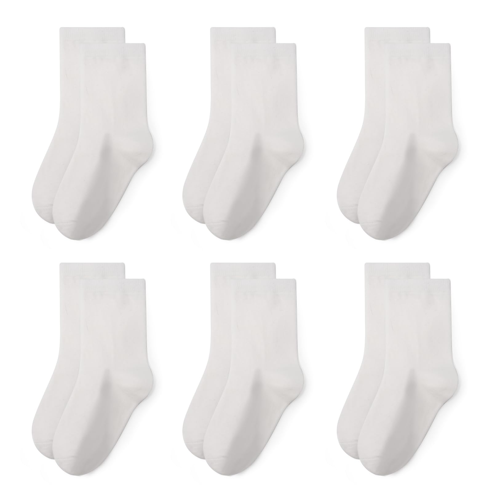 Baby Toddler Essentials Non-Slip Crew Socks for Unisex Boys Girls