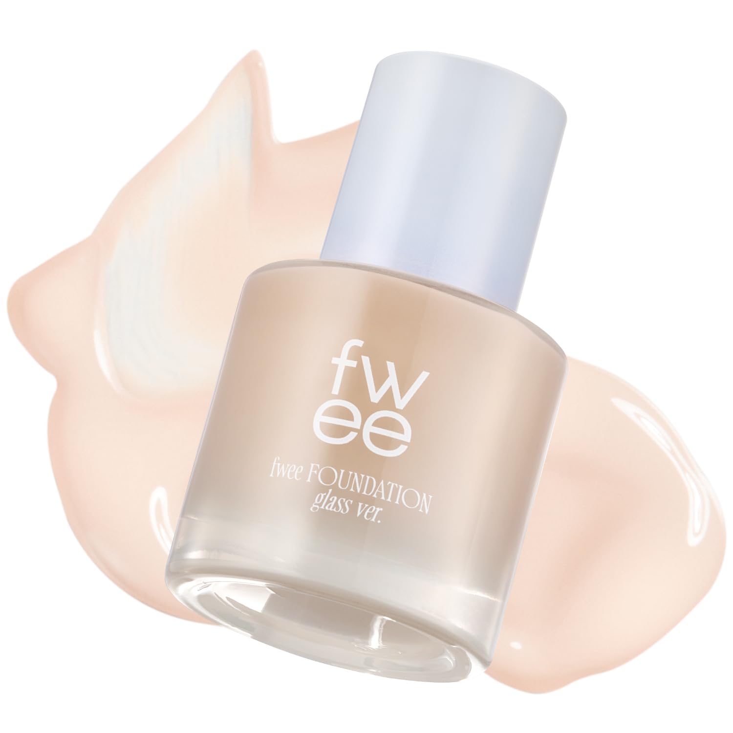 Amazon | fwee(フィー) ファンデーションガラス 1個 02 ピーチガラス