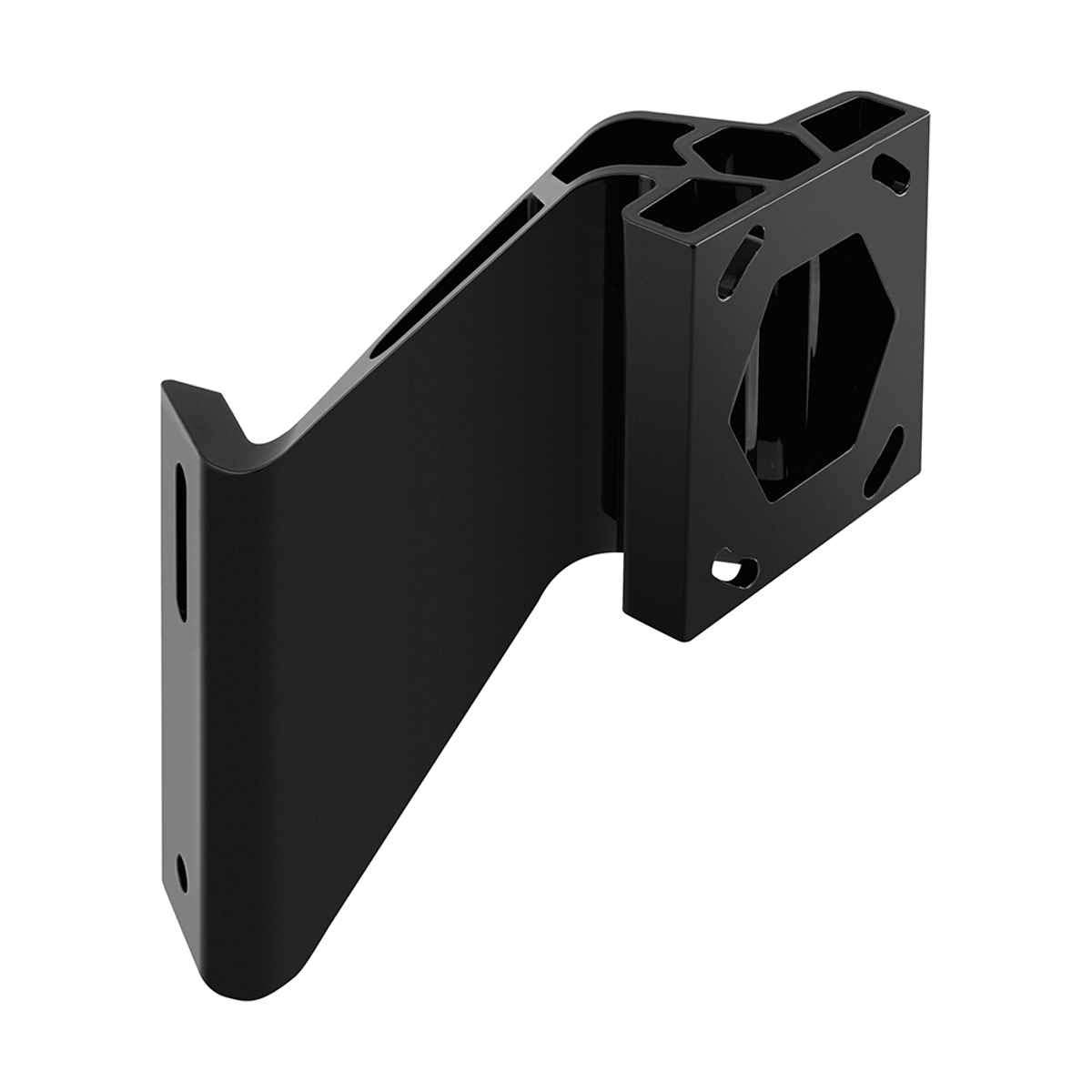 Minn KotaJack Plate Adapter Bracket for Raptor, Starboard, 2" Setback, 6" Rise, Black