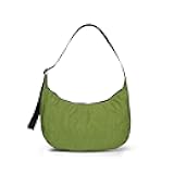 Medium Nylon Crossbody Crescent Bag: Slouchy Style Shoulder Casual with Adjustable Strap