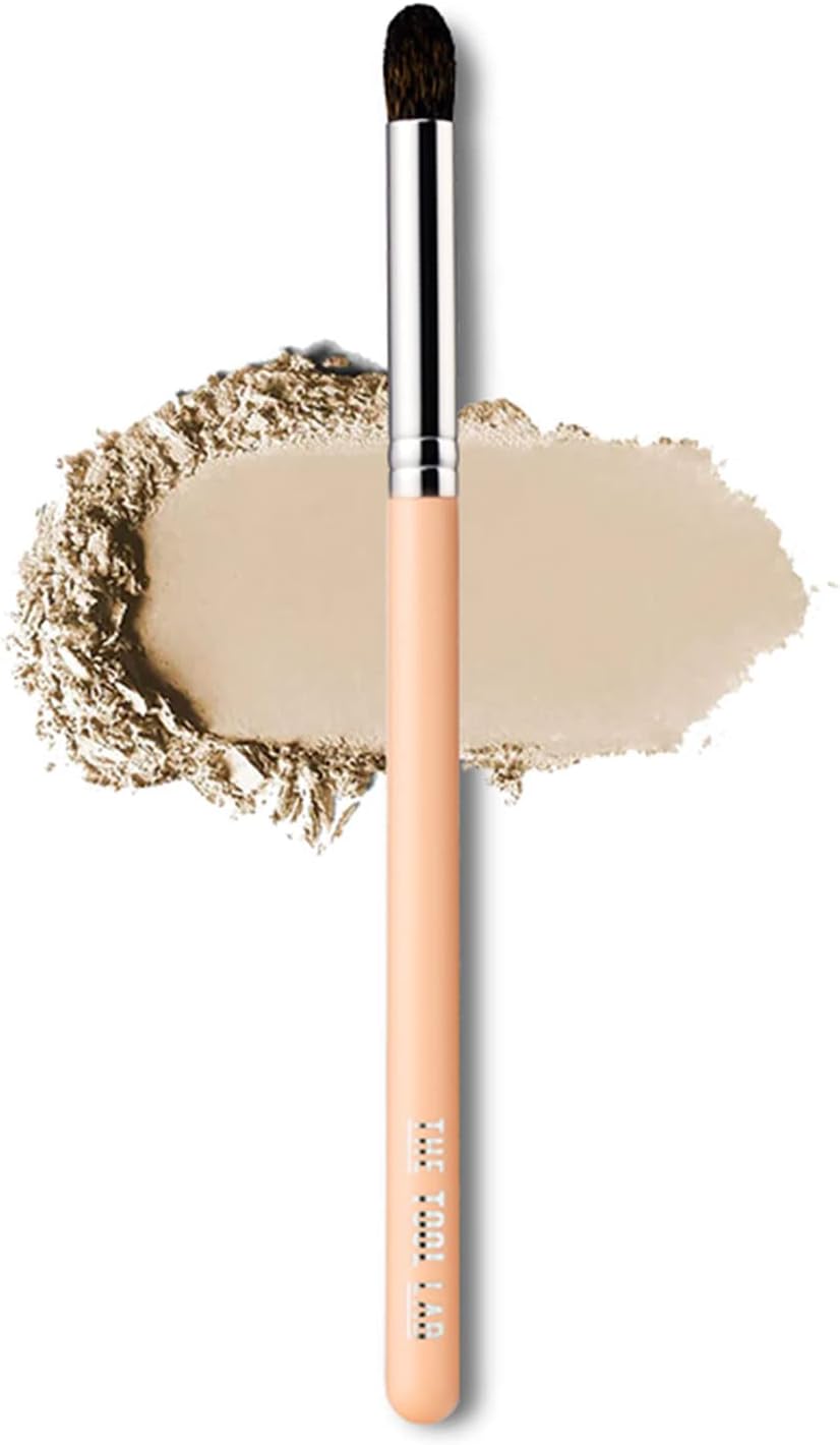 THE TOOL LAB213 Classic Crease Brush - Eye Base Point Shadow Eyeline Eye Makeup Brush - Premium Quality Natural Hair Bristles Cosmetic