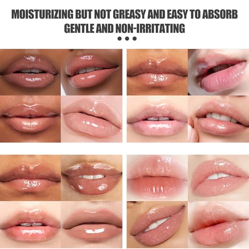 SHEBEEDO Summer Lip Butter Balm, Moisturizing Tinted Lip Balm, Long-Lasting Moisture, Instant Shine And Hydration Tinted Soothing Lip Care (04# Almond)