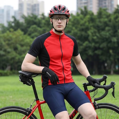 Image of Proberos Sun Protection Gloves for Men UPF 50+ Summer UV Protective Bike Riding Driving Golf Open Finger Tips