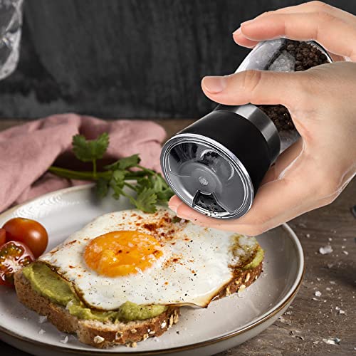 Salt And Pepper Grinder - Ceramic Salt And Pepper Grinder For Salt And Pepper Shakers Kitchen Grinder Grinder Ceramic And Copper Hand Grinder For Kitchen #TOP2