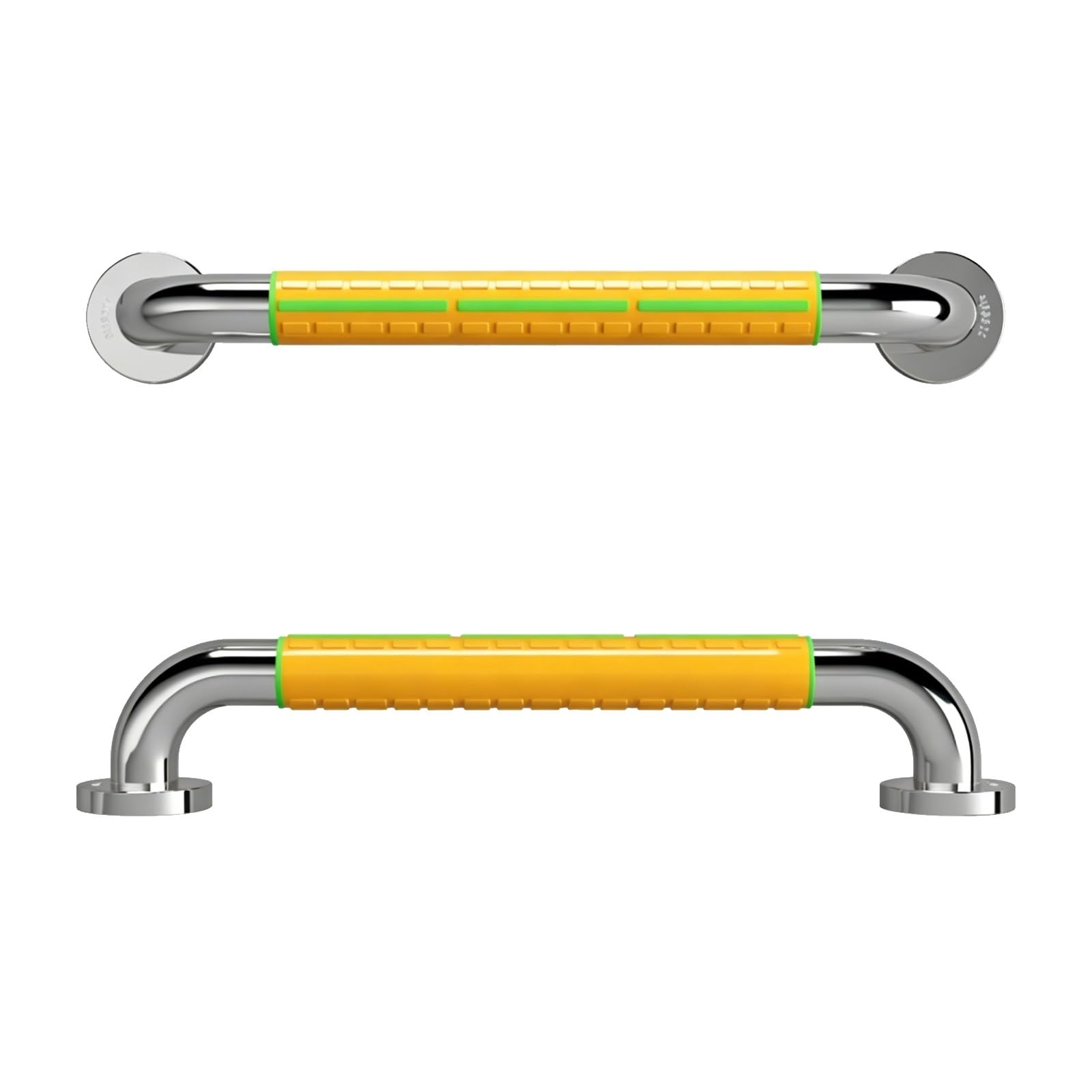 Shower Grab Bar 2 Pack, Rustproof Waterproof Wall Grab Rail, Ergonomic Straight Safety Bar for Bathroom, Bathtub, Stair & Senior Accessibility Renovation(70cm)