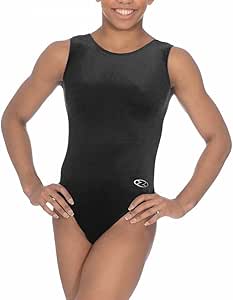 Womens Mock Neck Sleeveless Spandex Leotard