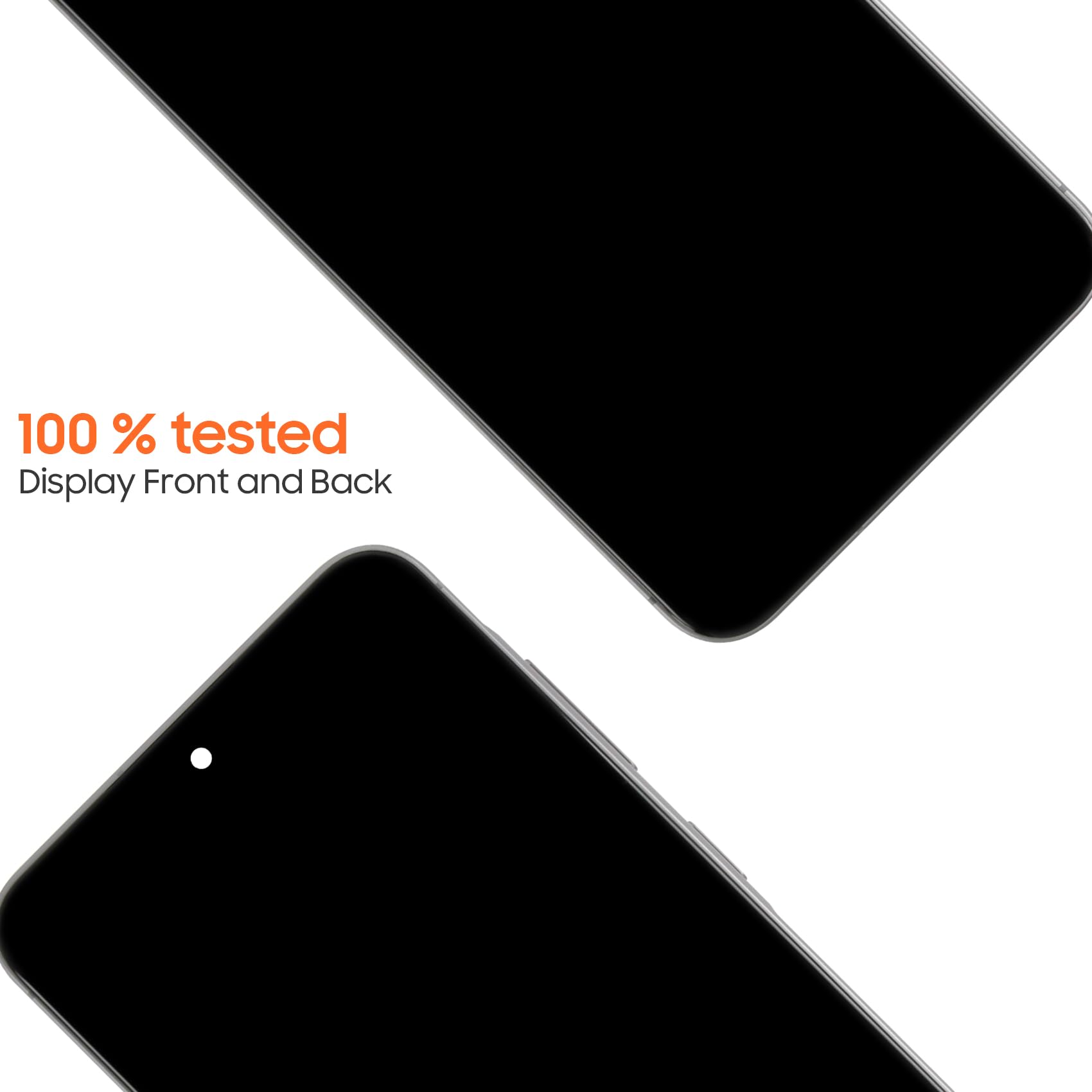 AGCUT Display LCD TFT per Samsung A56 LCD Display per Samsung Galaxy A56 5G A566 SM-A566B SM-A566E Schermo di Ricambio Digitalizer Touchscreen Assembly con Riparazione (Nero, senza impronta)
