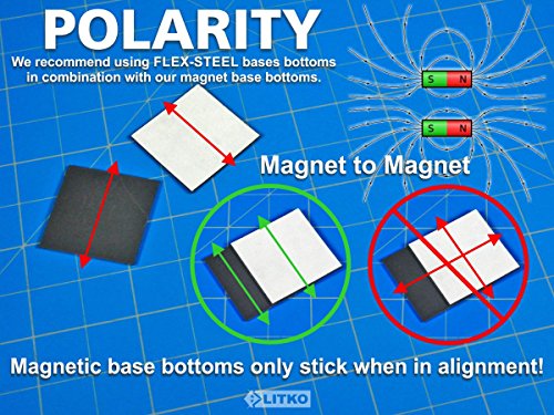 Image of Magnetic Receptive Sheet | 8.5x11, 25mil | Peel & Stick | Pack of 24 | Magnets stick to it - not a magnet itself | Lines mini transport cases | For Warhammer 40K, AoS, Old World, Legion & D&D