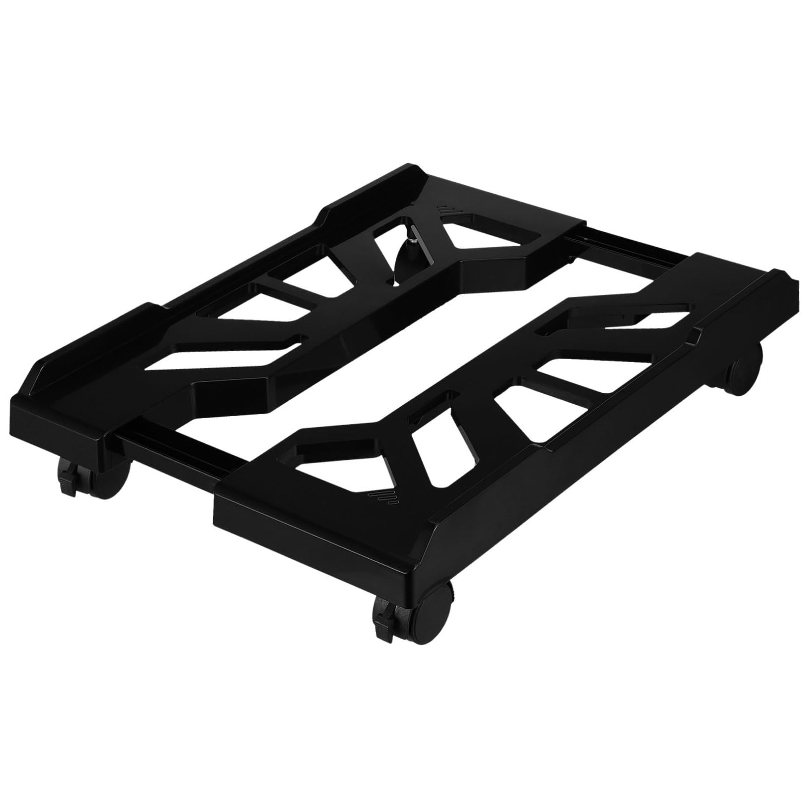 Homoyoyo Soporte para Torre de CPU Negro con Ruedas Ajustable y Diseño Telescópico de Abs para Uso Versátil en Oficina, Hogar y Escuela