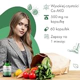Source of Nature® | 500mg Ca-AKG | 60 Kapsułek | Premium Wapń Alfa-Ketoglutaran (CaAKG) | 1000mg Ca AKG na porcję | Bez niepożądanych dodatków | Marka z Danii | Testowane przez niezależne laboratoria