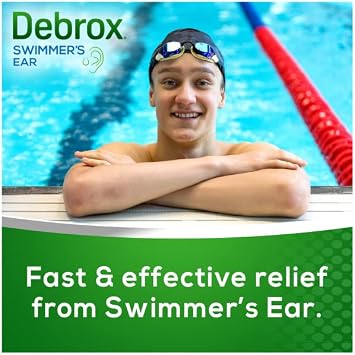 Debrox Swimmer's Ear Drying Drops for Adults & Kids, 1 Fl oz. (Pack of 6)