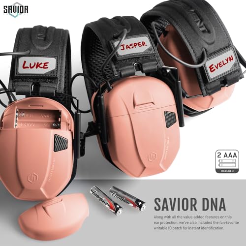 Image of Savior Equipment Apollo Electronic Earmuffs For Shooting w /Gel Ear Pads, 24dB NRR, Noise Cancelling Ear Protection Headset