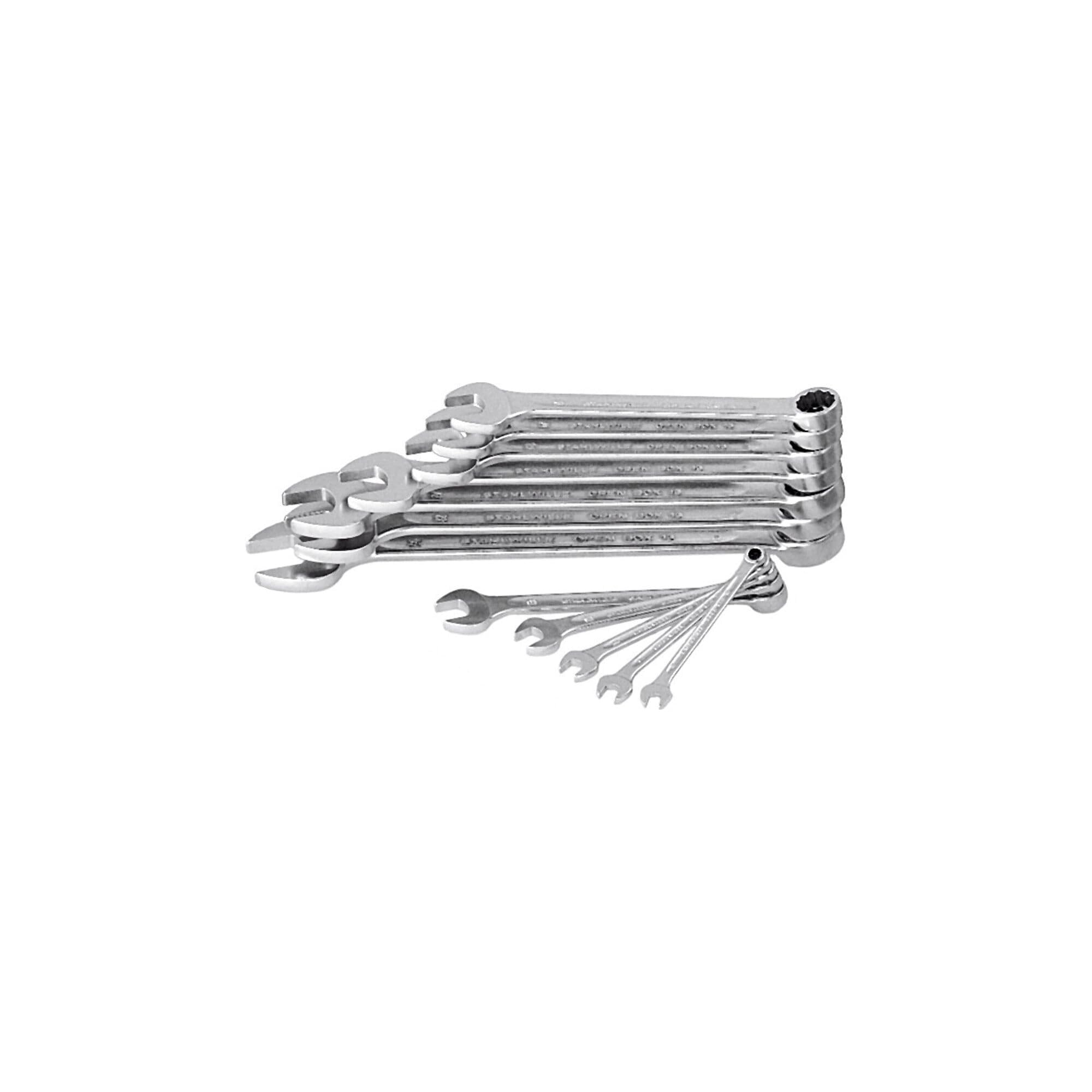 Stahlwille - Set di chiavi combinate ad anello, 9 pezzi