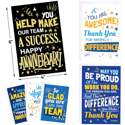 Fancy Land WORK ANNIVERSARY CARDS0619 Work Anniversary Cards Employee Appreciation Cards thumb #2