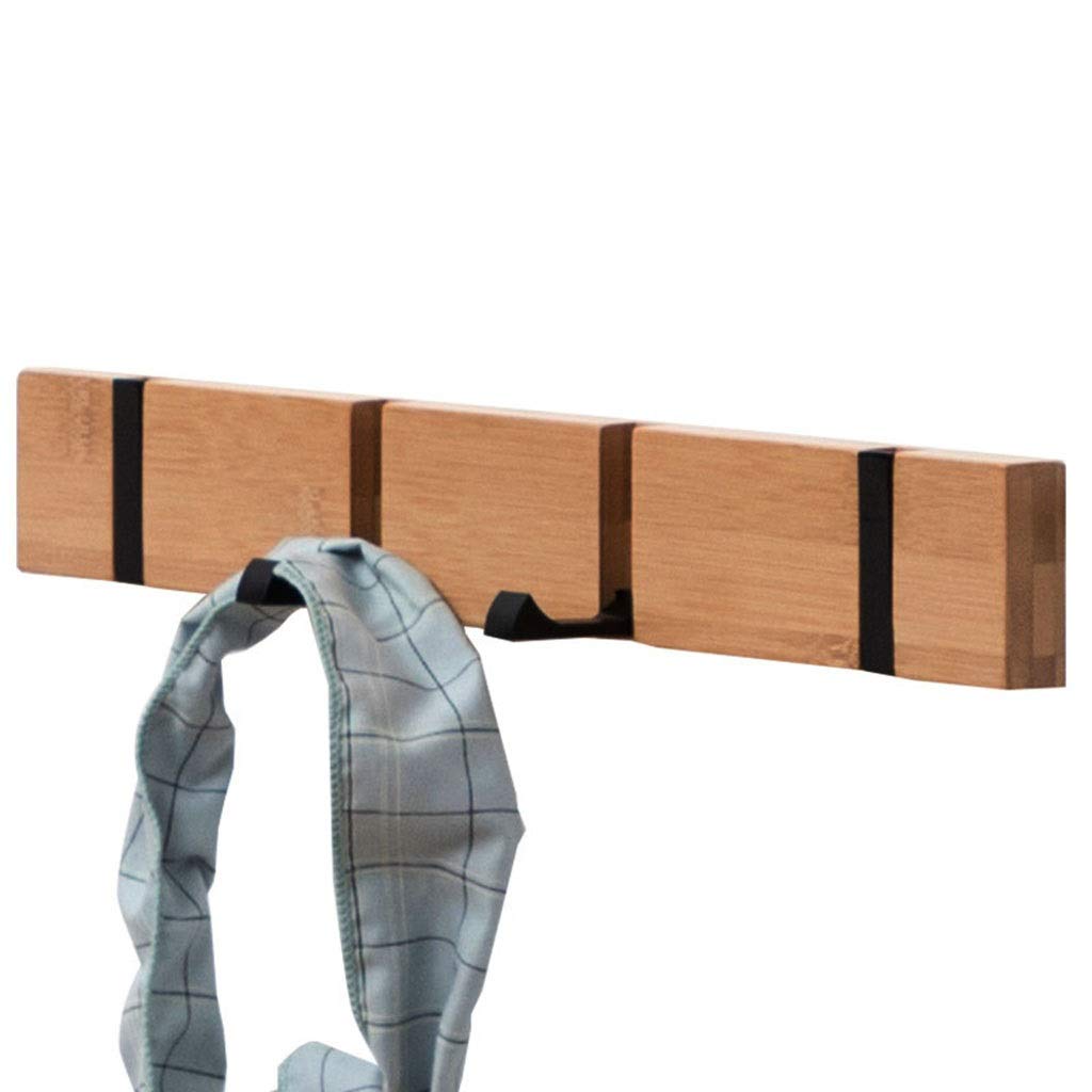 DXTFDHB Floating Coat Rack, With Retractable Hooks, Wall Mounted Space-Saving Coat Hanger to Hang Clothing/Scarfs/Purses(4hooks)