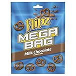 Flipz Milk Chocolate Coated Pretzel Snacks Mega Bag, 150 g (Pack of 1)
