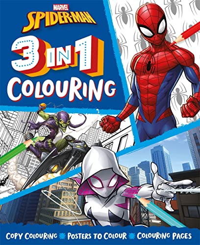 Marvel Spider-Man: 3-in-1 Colouring