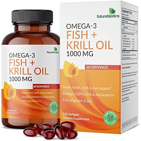 Futurebiotics Omega-3 Fish + Krill Oil Softgels Cover