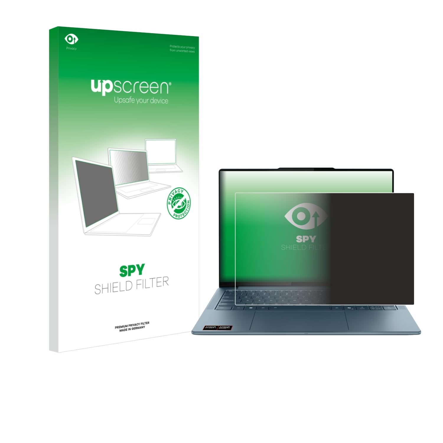 upscreen Blickschutzfilter für Lenovo Yoga Slim 7 Gen 10 14" Non-Touch Privacy Filter Sichtschutz-Folie [Blaulichtfilter, Anti-Reflex]