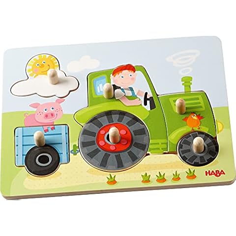 HABA 302535 - Greifpuzzle Peters Bauernhof Cover