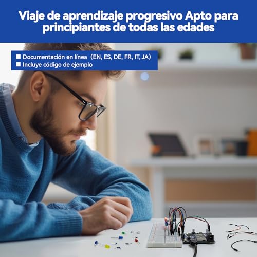 Kit Explorador Arduino Uno R4 WiFi con video tutoriales para aprender sin frustración 3