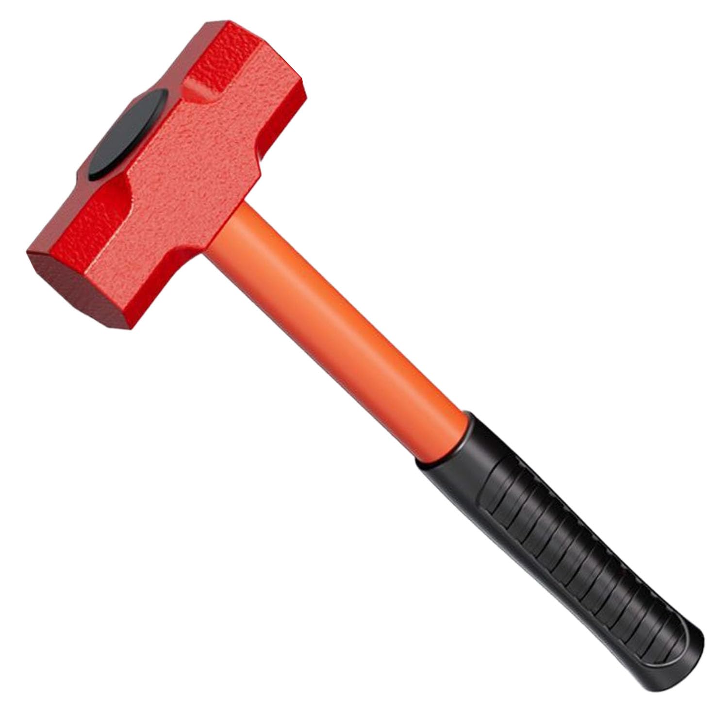 Photo 1 of 2 lb Sledge Hammer - Slug Drilling Crack Hammer - Small Sledgehammer with Forged Steel Construction & Fiberglass Handle Shock-Resistant