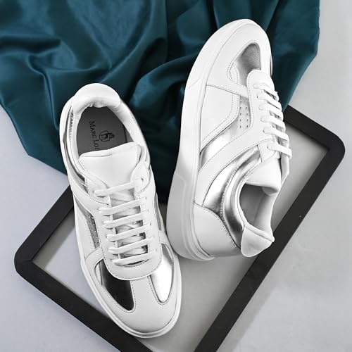 Image of Centrino Women's Sneakers | Cushioned Insole Trendy Shoes | Stylish Modern Sneakers | Lightweight Casual Solid Walking Sneakers| Perfect for Running /Training /Gym /Office Wear Casual Shoes (9349)