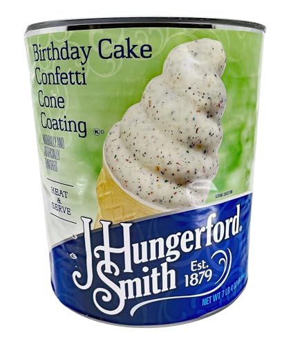 J Hungerford Smith Birthday Cake Confetti Cone Coating | Kosher