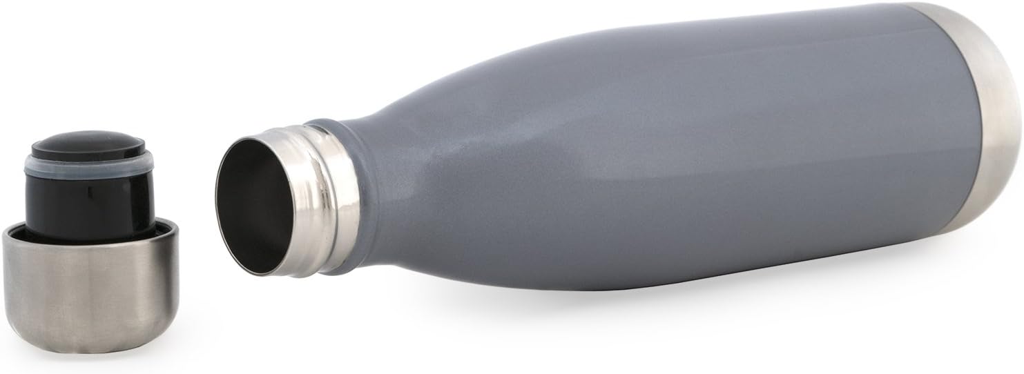 Simple Modern 25 Ounce Wave Water Bottle - Stainless Steel Double Wall Vacuum Insulated Metal Reusable - Leakproof -Slate