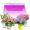 Exmate LED Grow Light for Indoor Plant, Panel Plant Light 45W UV IR with 225 LEDs Full Spectrum Growing Lamps for…
