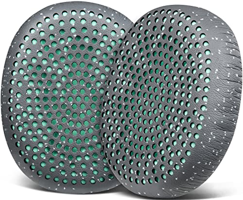 Image of SOULWIT Earpads Replacement for Skullcandy Riff, Riff2 Wired /Wireless On-Ear Headphones, Ear Pads Cushions with Softer Leather, Noise Isolation Foam (Grey)